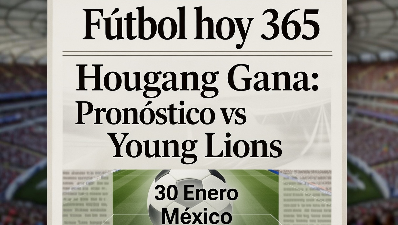 Hougang Gana Pronóstico vs Young Lions 30 Enero México