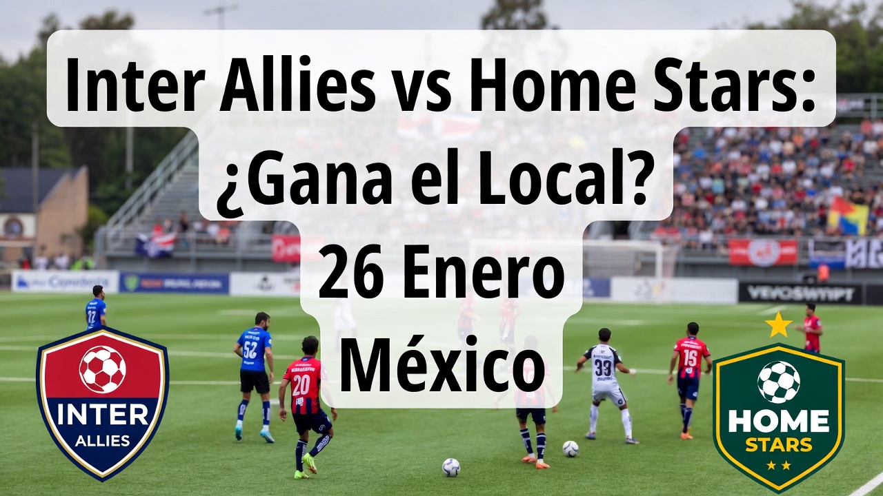Inter Allies vs Home Stars: ¿Gana el Local? 26 Enero México