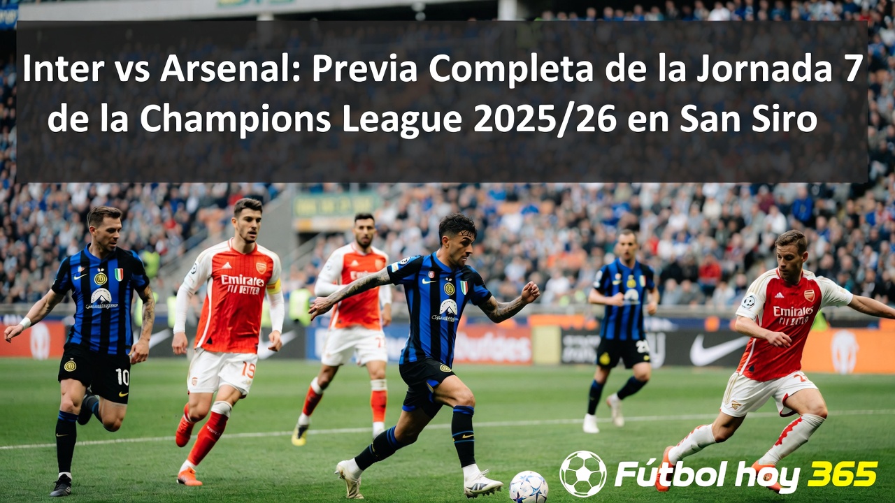 Inter vs Arsenal: Previa Champions League 2026 en San Siro