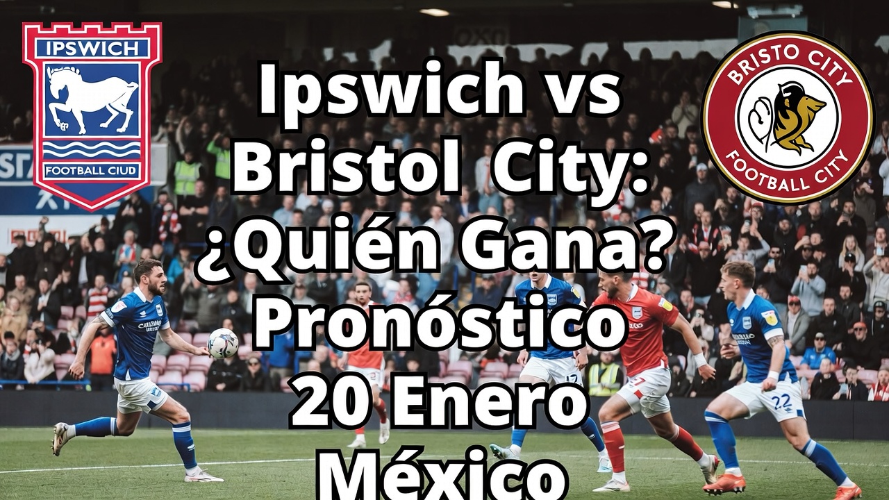 Ipswich vs Bristol City ¿Quién Gana Pronóstico 20 Enero México