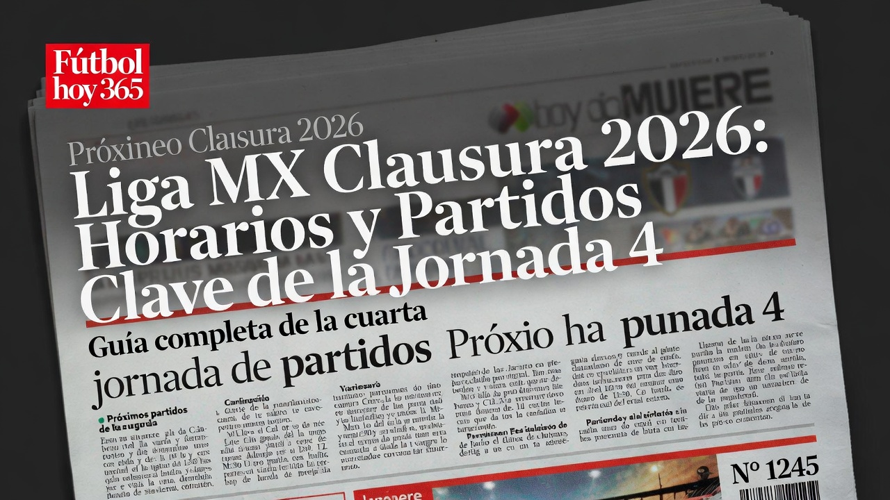 Liga MX Clausura 2026 Horarios y Partidos Clave de la Jornada 4
