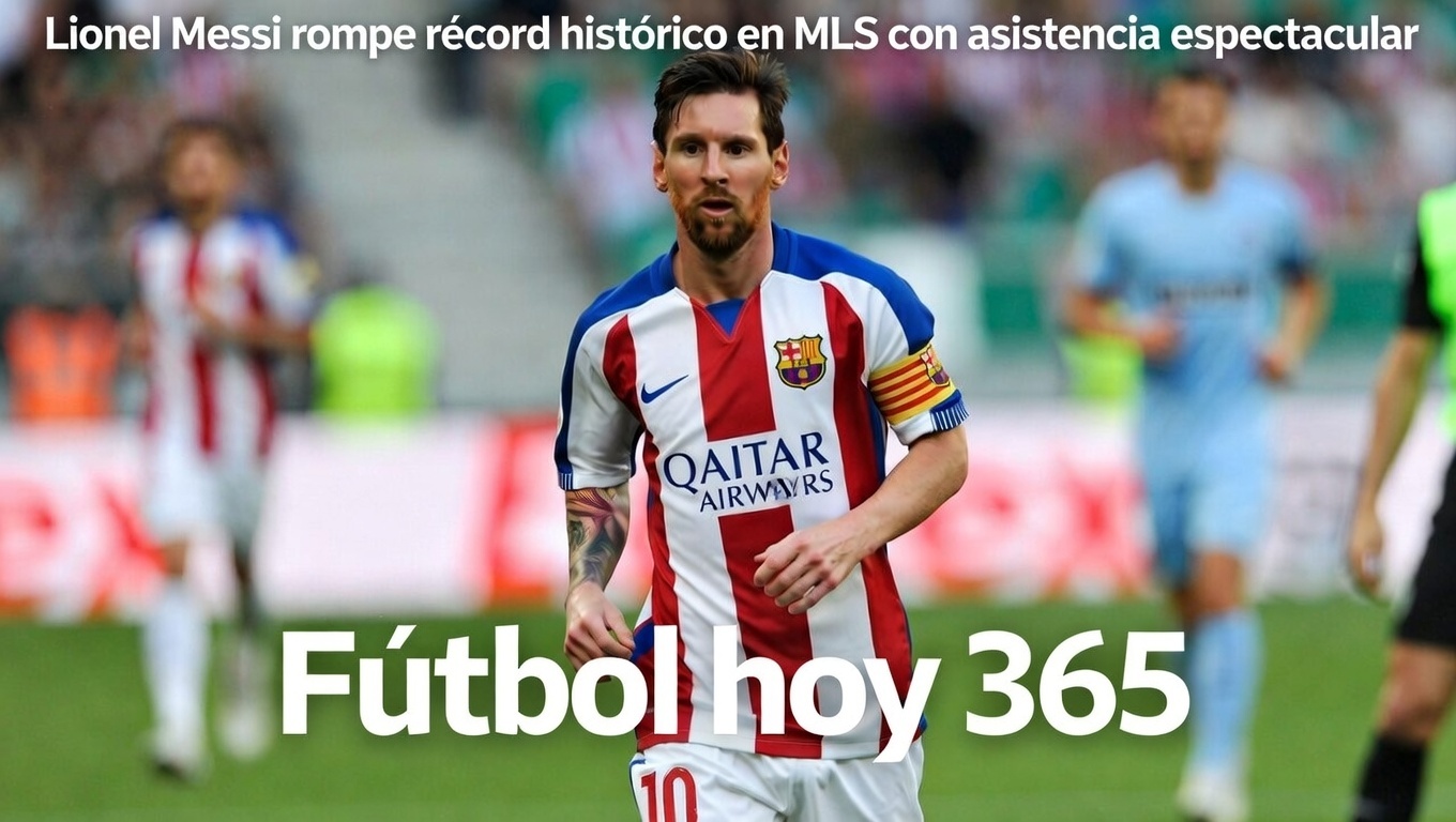Lionel Messi rompe récord histórico en MLS con asistencia espectacular