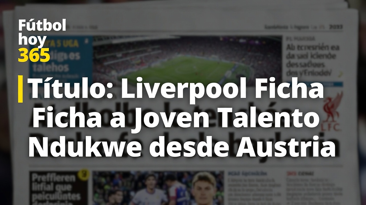 Liverpool Ficha a Joven Talento Ndukwe desde Austria