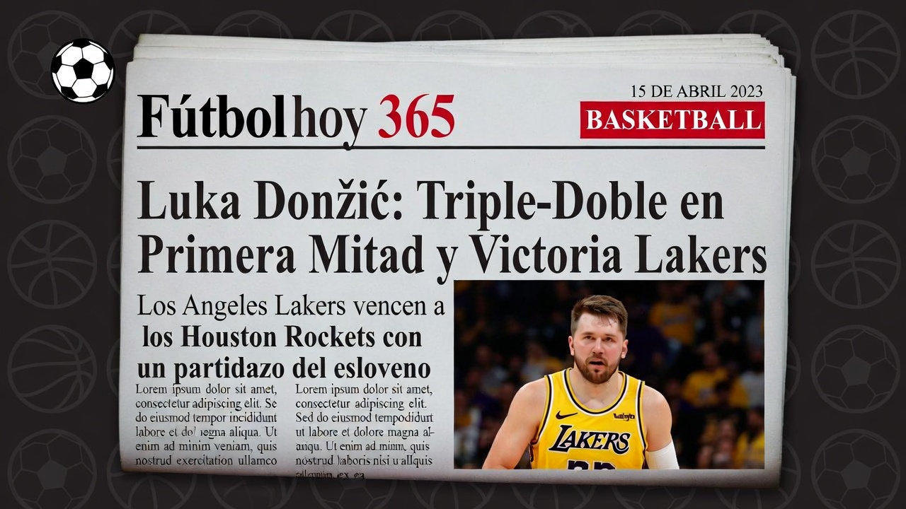 Luka Dončić Triple-Doble en Primera Mitad y Victoria Lakers