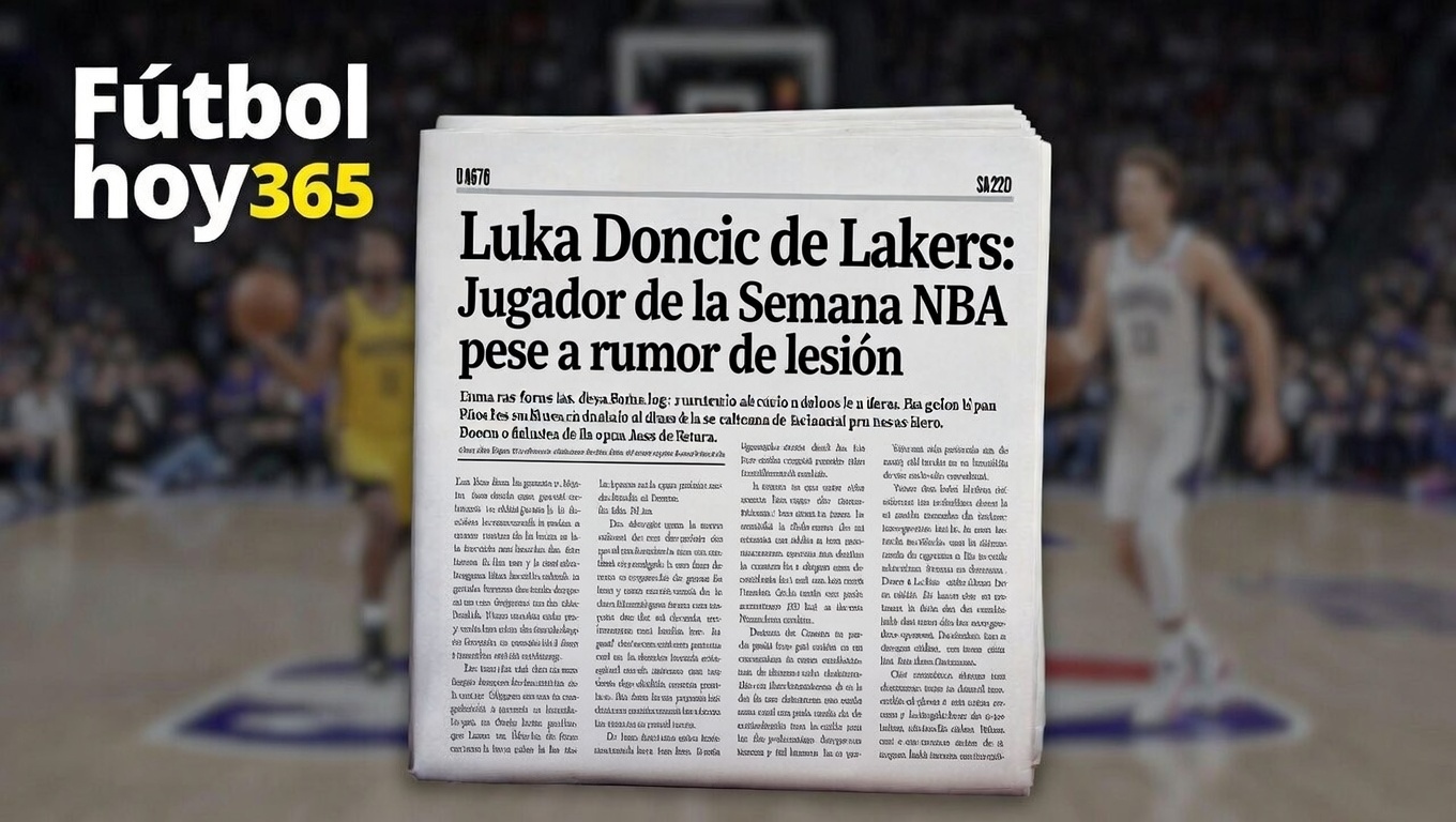 Luka Doncic de Lakers Jugador de la Semana NBA pese a rumor de lesión