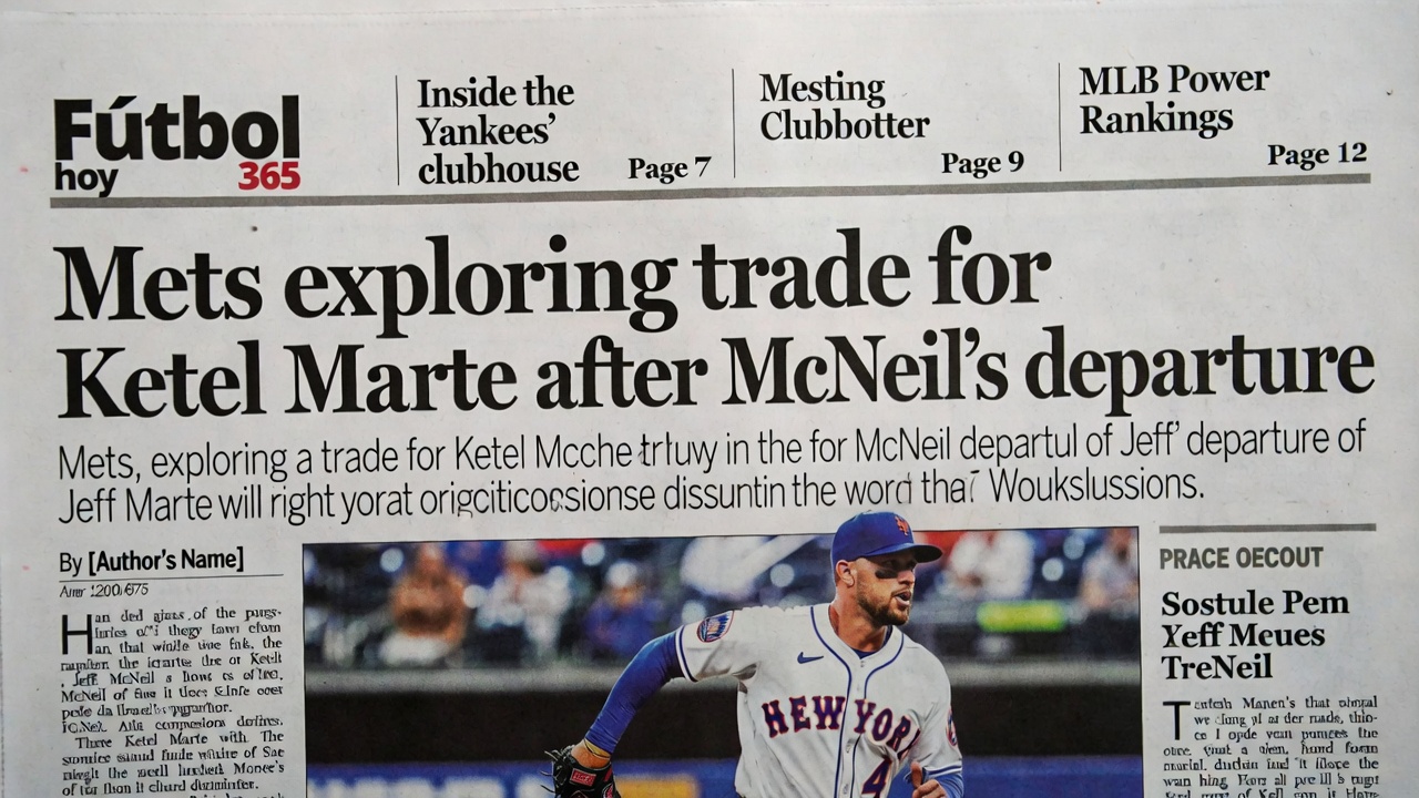 Mets Exploran Cambio por Ketel Marte Tras Salida de McNeil