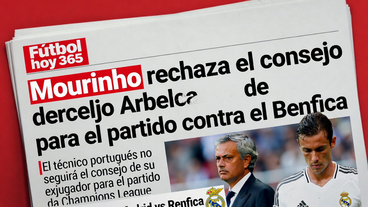 Mourinho rechaza ayudar a Arbeloa ante Benfica-Real Madrid