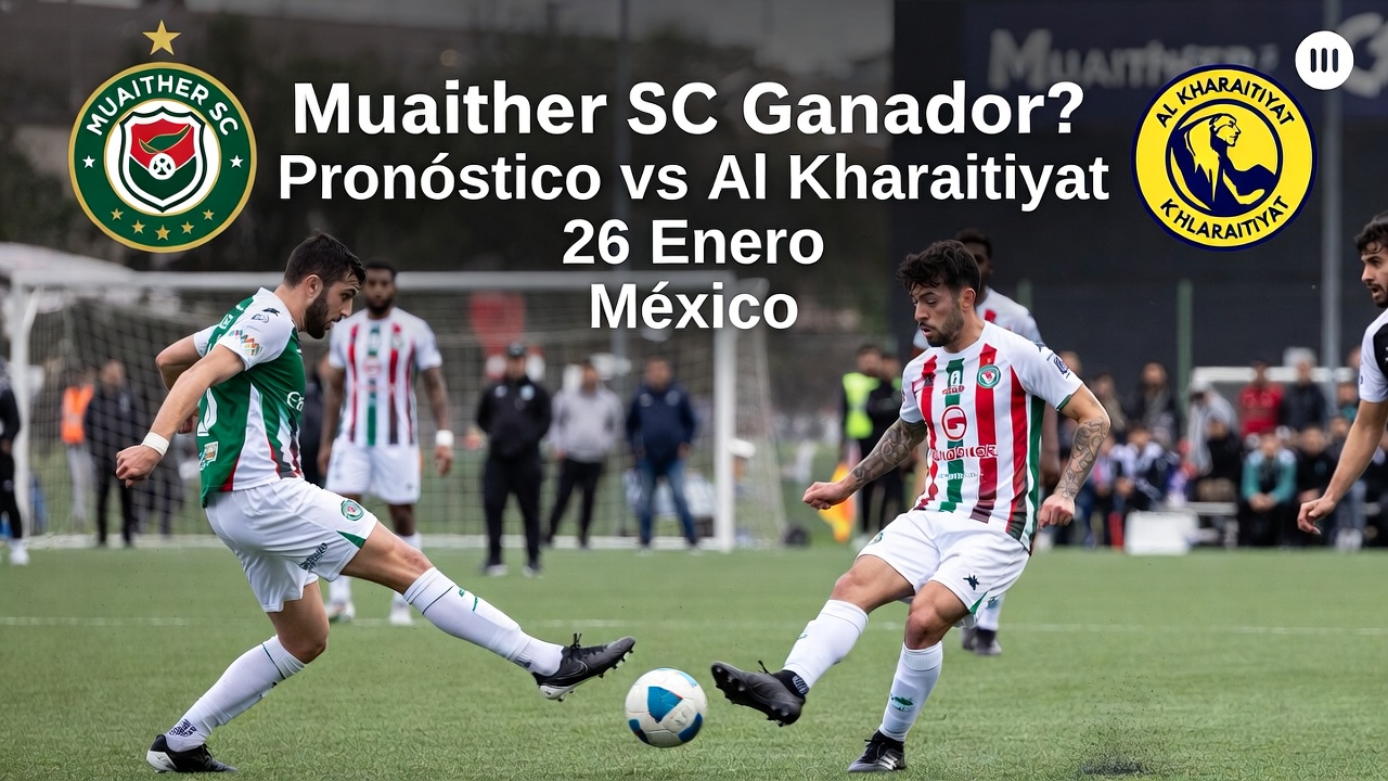 Muaither SC Ganador Pronóstico vs Al Kharaitiyat 26 Enero México