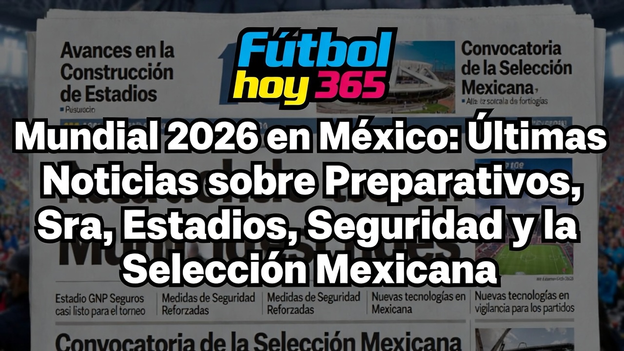 Mundial 2026 México Preparativos y Estadios Actualizados