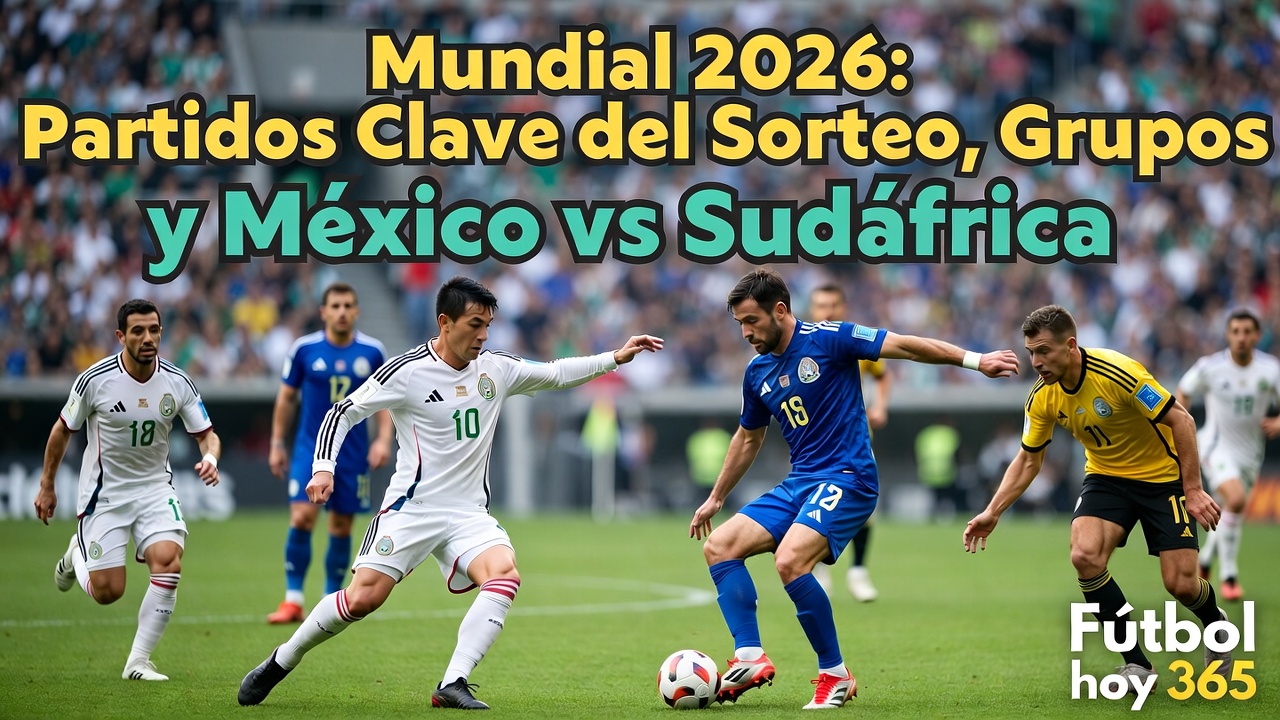 Mundial 2026 Partidos Clave del Sorteo, Grupos y México vs Sudáfrica