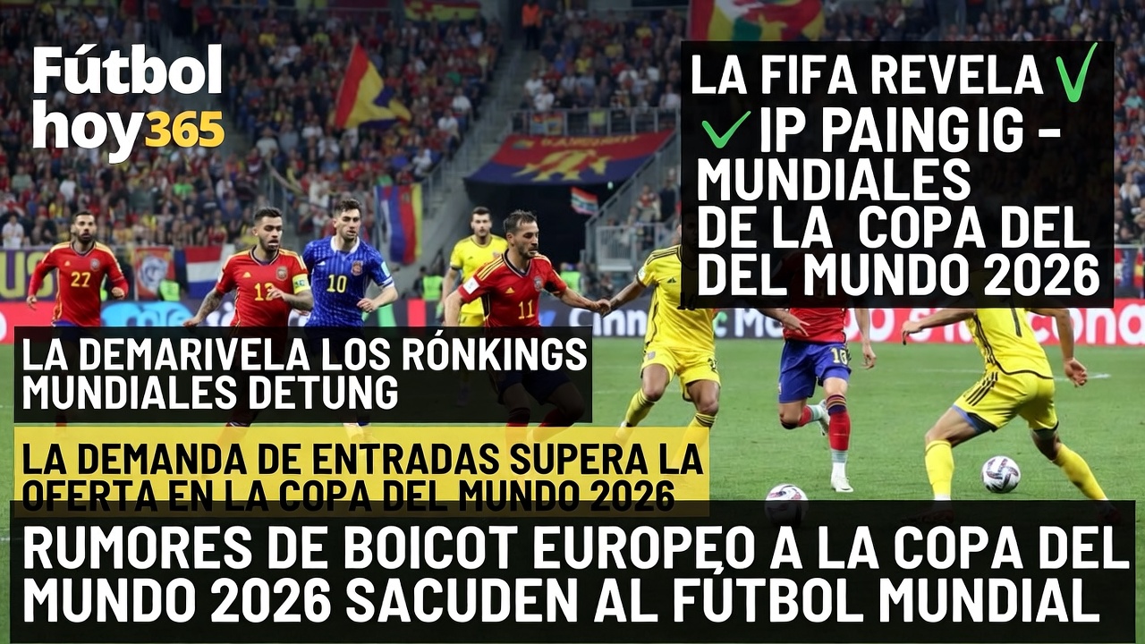 Mundial 2026 Rankings FIFA, Récord de Boletos y Rumores de Boicot