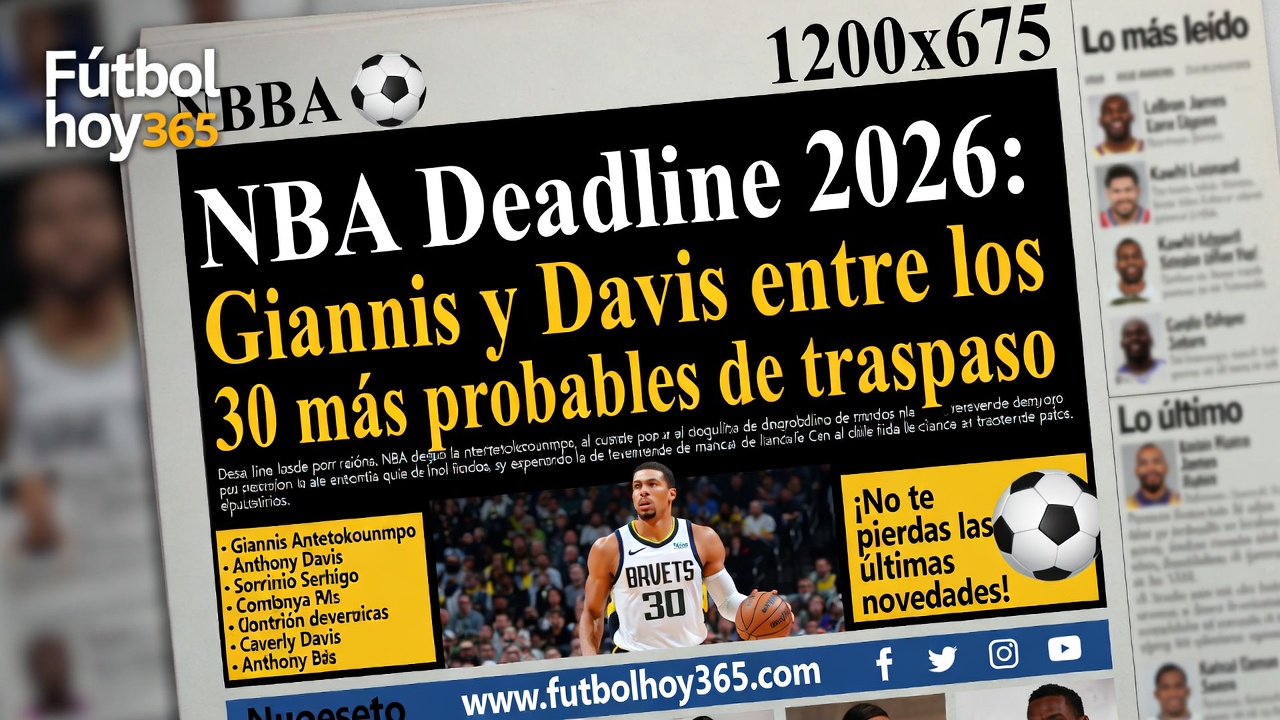 NBA Deadline 2026 Giannis y Davis entre los 30 más probables de traspaso