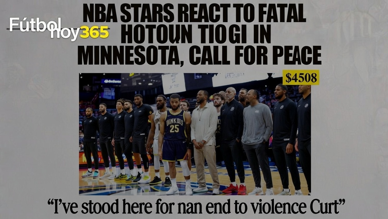 NBA Estrellas Reaccionan a Tiroteos Fatales en Minnesota Llamados a la Paz