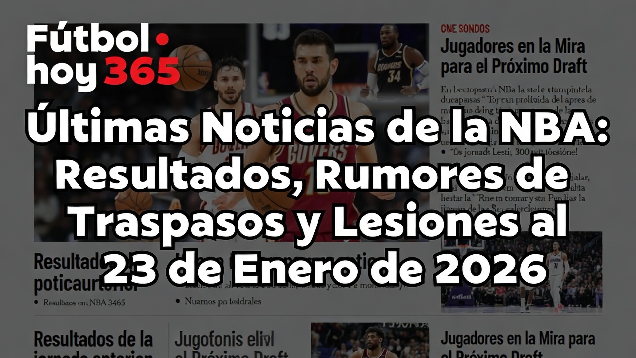 NBA Hoy 23 Enero 2026 Resultados, Rumores de Traspasos y Lesiones