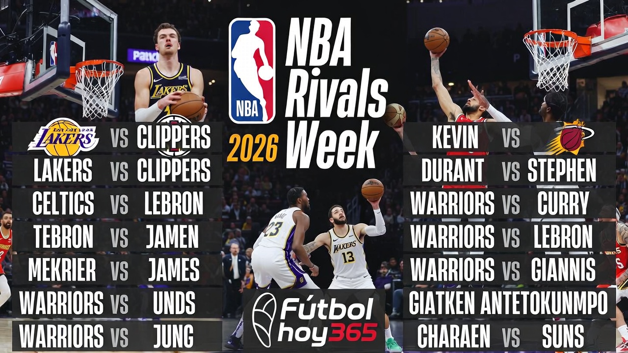 NBA Rivals Week 2026 Calendario y rivalidades clave