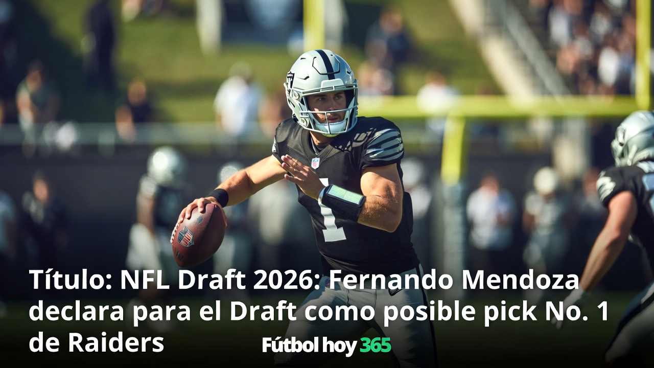 NFL Draft 2026 Mendoza declara como posible pick 1 de Raiders