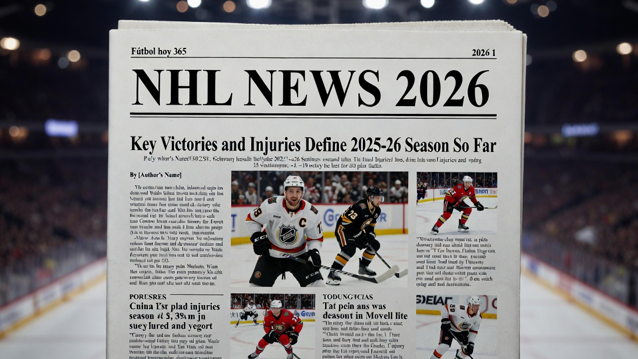 NHL Noticias 2026 Sabres Ganan y Lesiones Clave
