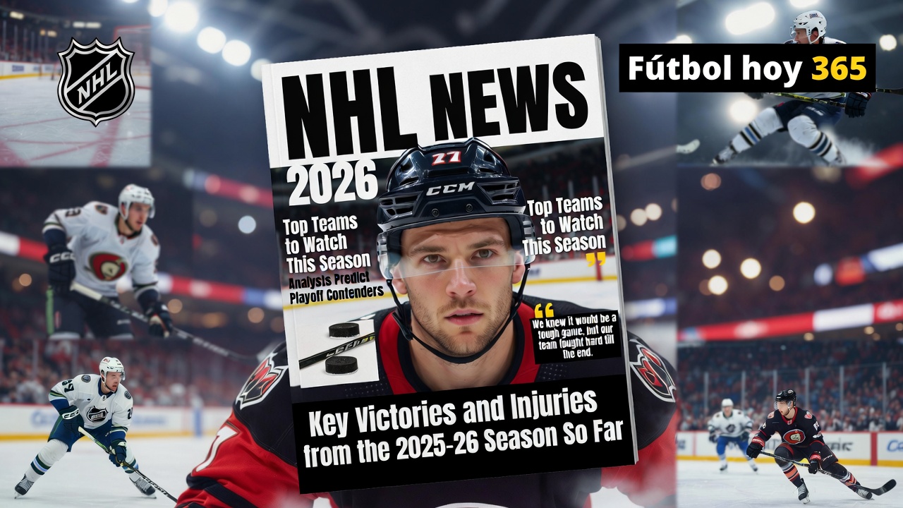NHL Noticias 2026 Sabres Ganan y Lesiones Clave