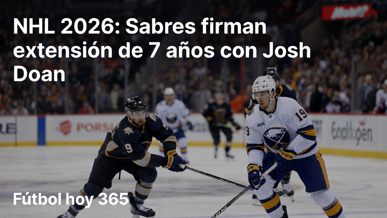 NHL Sabres firman a Josh Doan por 7 años