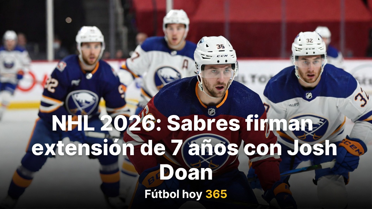 NHL Sabres firman a Josh Doan por 7 años