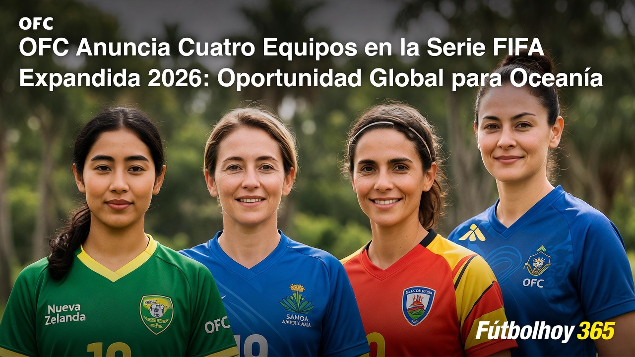 OFC en Serie FIFA 2026: Cuatro equipos buscan exposición global