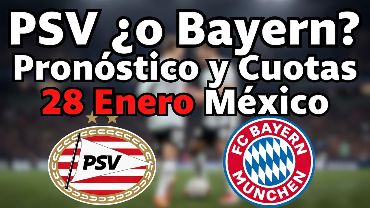 PSV ¿o Bayern Pronóstico y Cuotas 28 Enero México