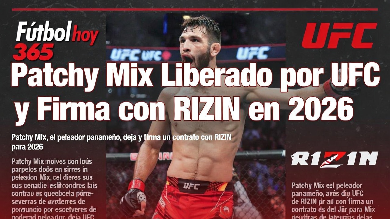 Patchy Mix Liberado por UFC y Firma con RIZIN en 2026