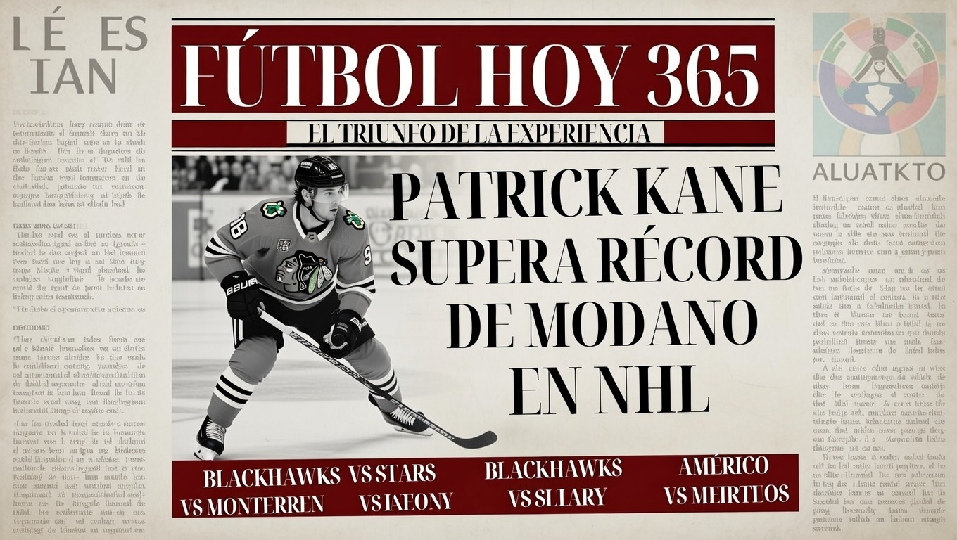 Patrick Kane Supera Récord de Modano en NHL
