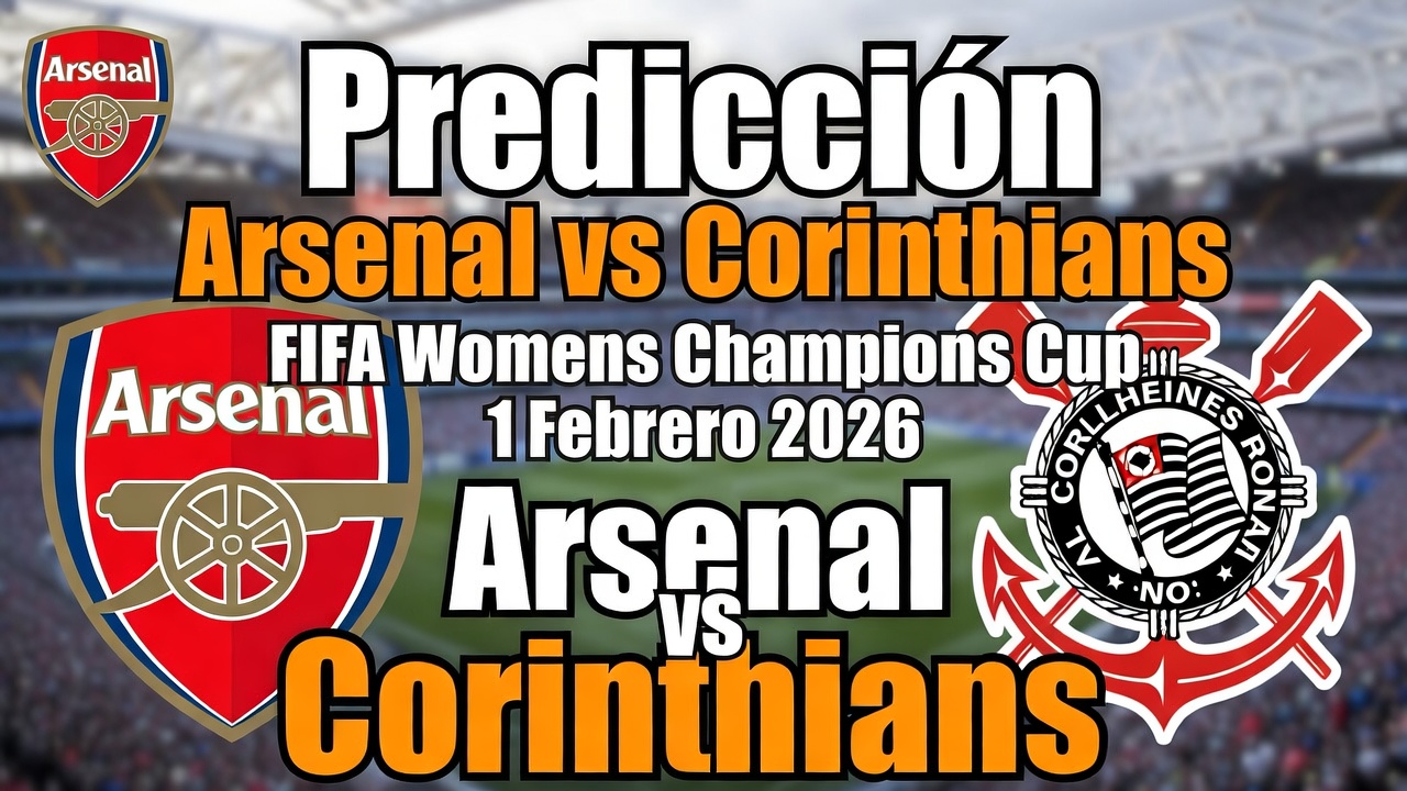 Predicción Arsenal vs Corinthians FIFA Womens Champions Cup 1 Febrero 2026