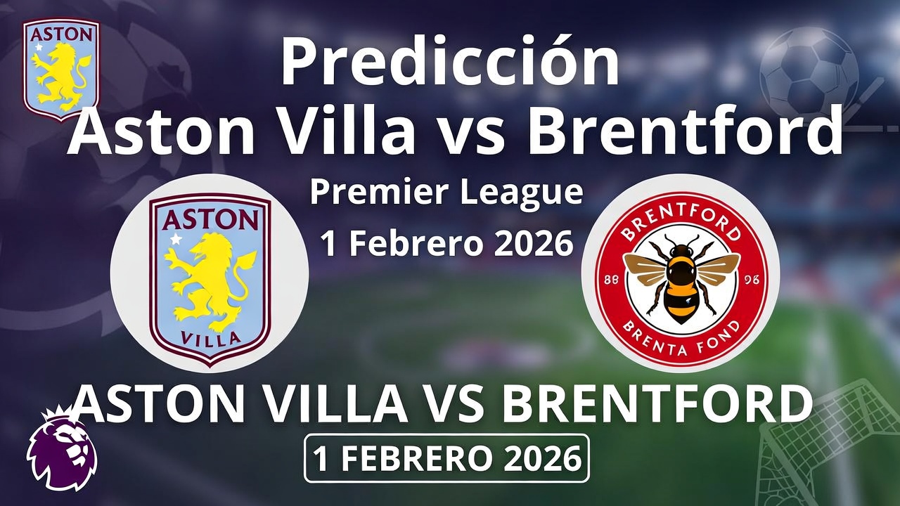 Prediccion Aston Villa vs Brentford Premier League 1 Febrero 2026