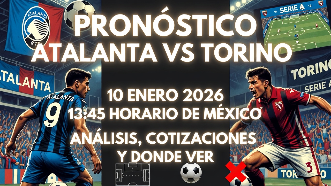 Predicción Atalanta vs Torino hoy pronóstico y análisis 10 enero 2026