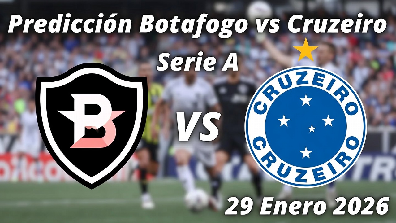 Predicción Botafogo vs Cruzeiro Serie A 29 Enero 2026