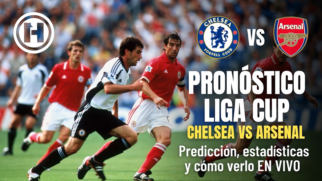 Prediccion Chelsea vs Arsenal Copa de la Liga 14 Enero 2026 200 PM Mexico