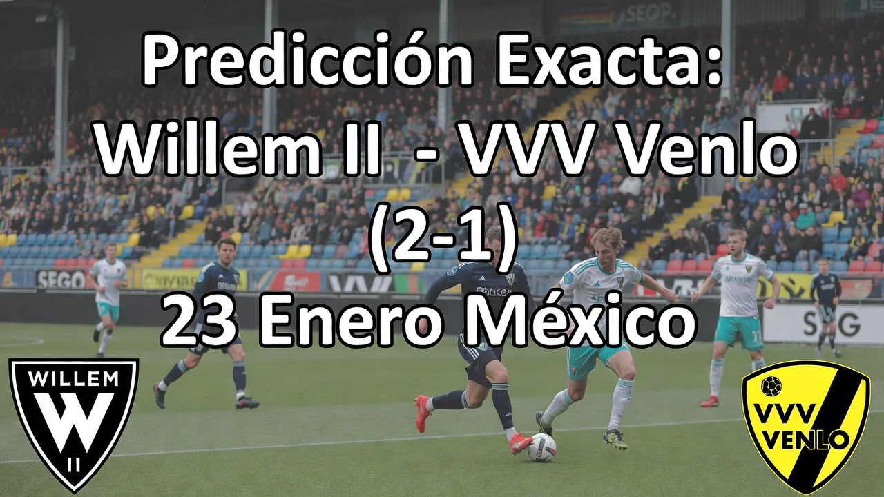 Predicción Exacta Willem II - VVV Venlo (2-1) 23 Enero México
