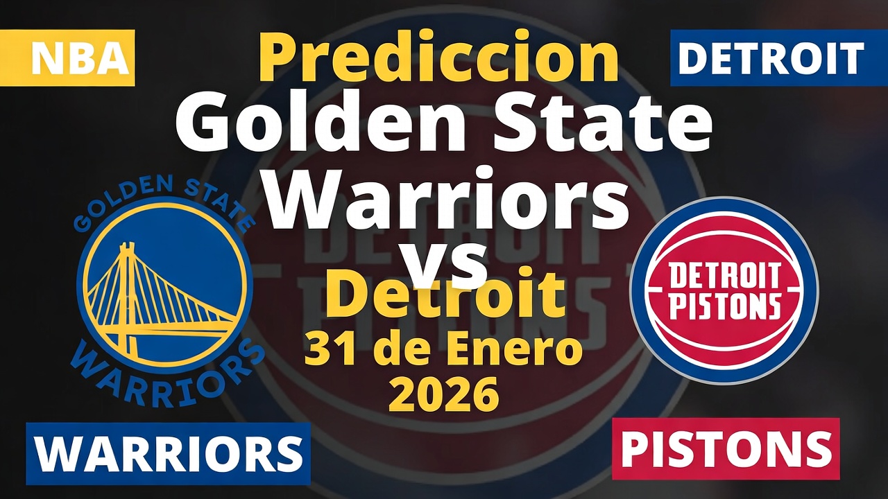 Prediccion Golden State Warriors vs Detroit Pistons 31 de Enero 2026
