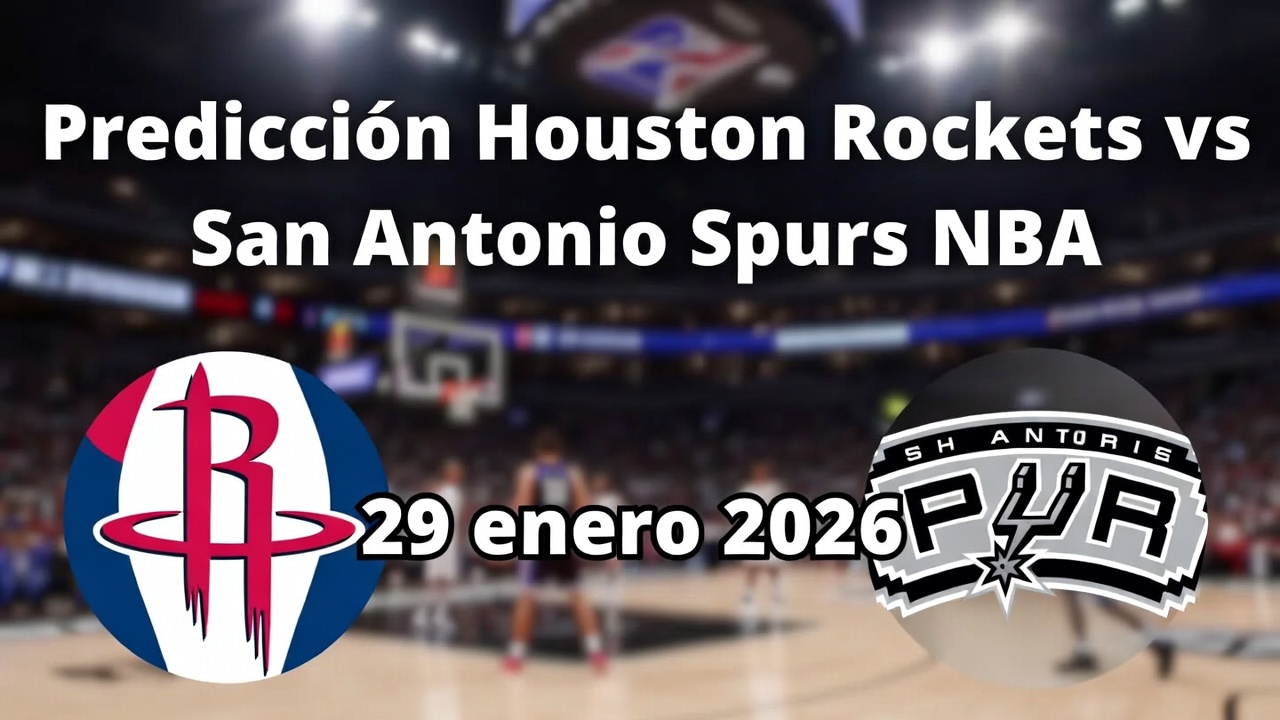 Predicción Houston Rockets vs San Antonio Spurs NBA 29 enero 2026