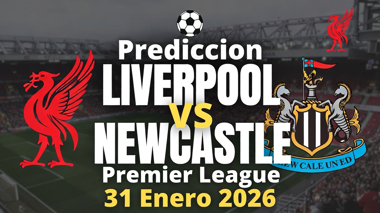Prediccion Liverpool vs Newcastle Premier League 31 Enero 2026