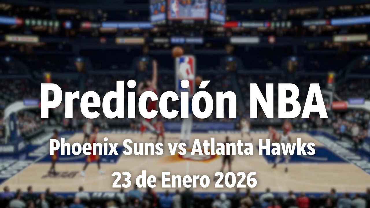 Predicción NBA Suns vs Hawks 23 enero 2026 – Hora México 630 PM