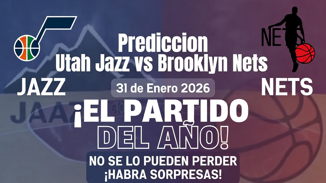 Prediccion Utah Jazz vs Brooklyn Nets 31 de Enero 2026
