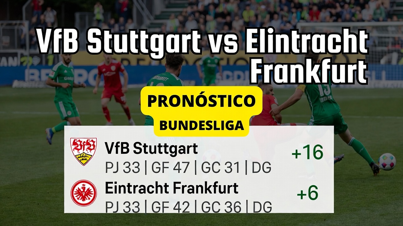 Prediccion VfB Stuttgart vs Eintracht Frankfurt Bundesliga 13 Enero 2026 1130 AM Mexico