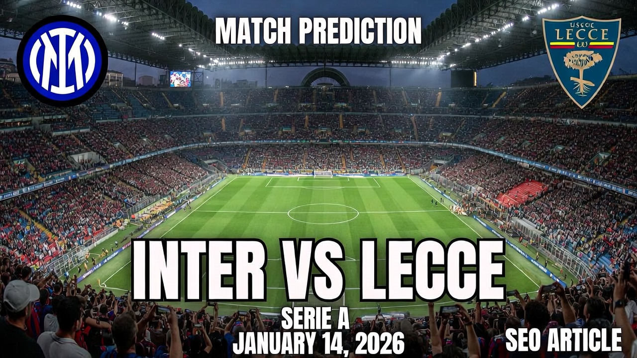 Predicciones Inter vs Lecce Serie A 14 Enero 2026 Hora Mexico 1345