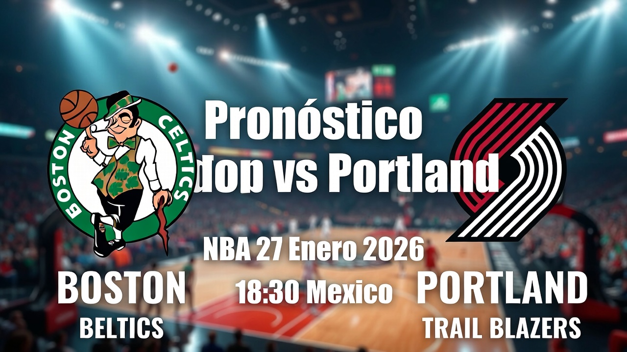Pronóstico Boston vs Portland NBA 27 Enero 2026 1830 Mexico