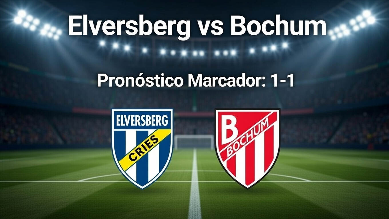 Pronóstico Marcador Elversberg vs Bochum (1-1)