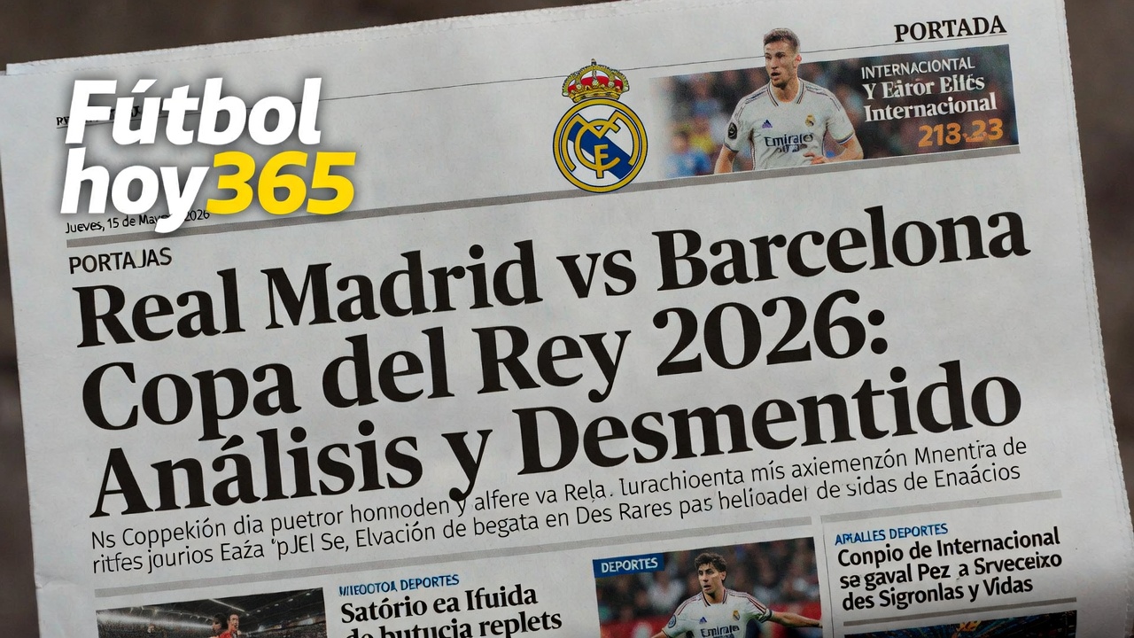 Real Madrid vs Barcelona Copa del Rey 2026 Análisis y Desmentido