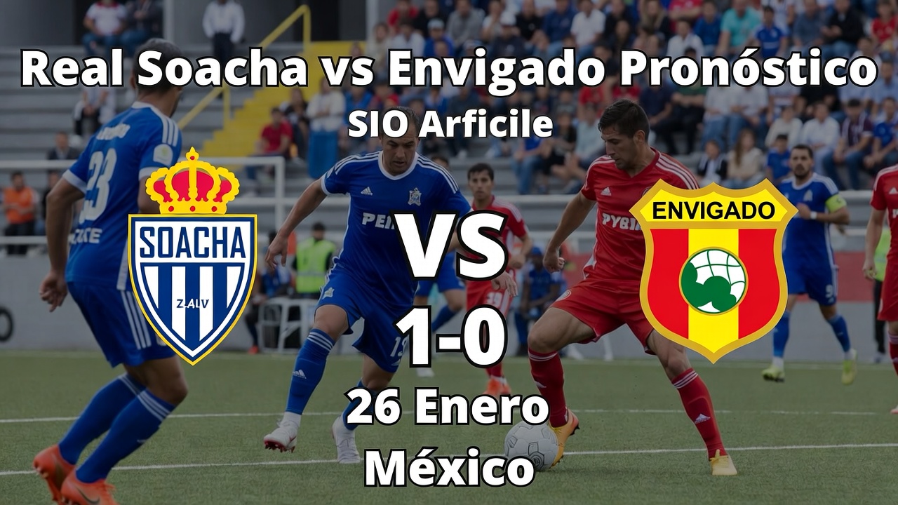 Real Soacha vs Envigado Pronóstico 1-0 26 Enero México