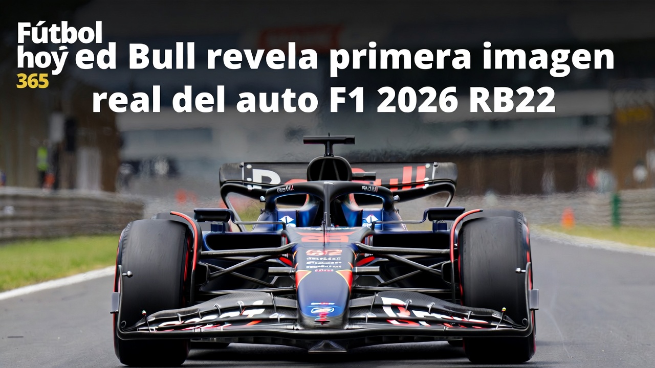 Red Bull revela primera imagen real del auto F1 2026 RB22