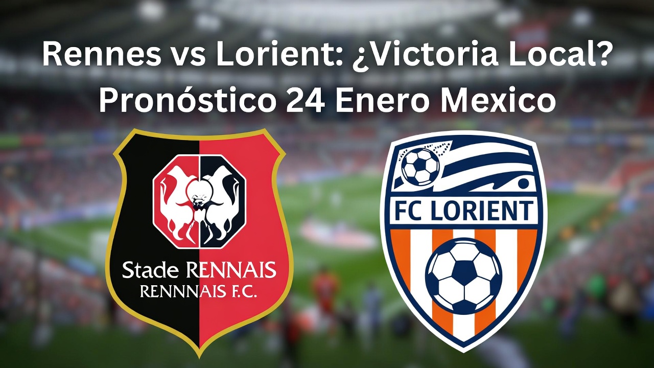 Rennes vs Lorient ¿Victoria Local Pronóstico 24 Enero Mexico