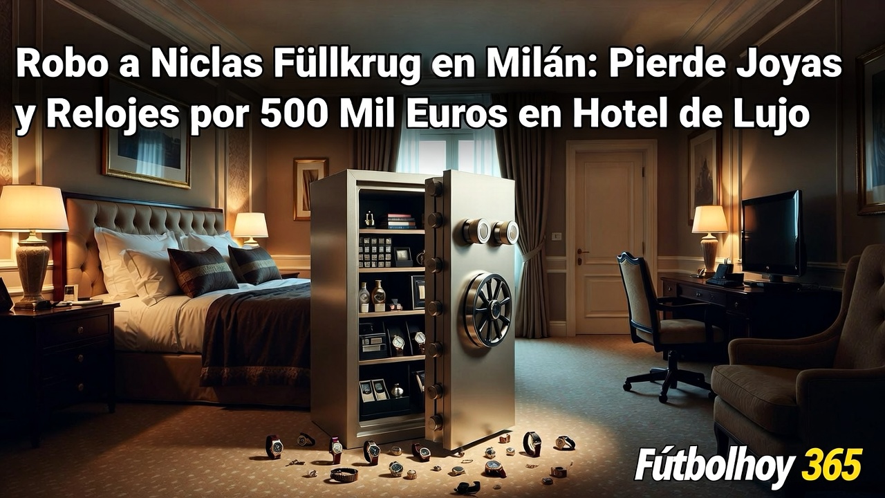 Robo a Füllkrug en Milán Pierde 500 mil euros en joyas y relojes