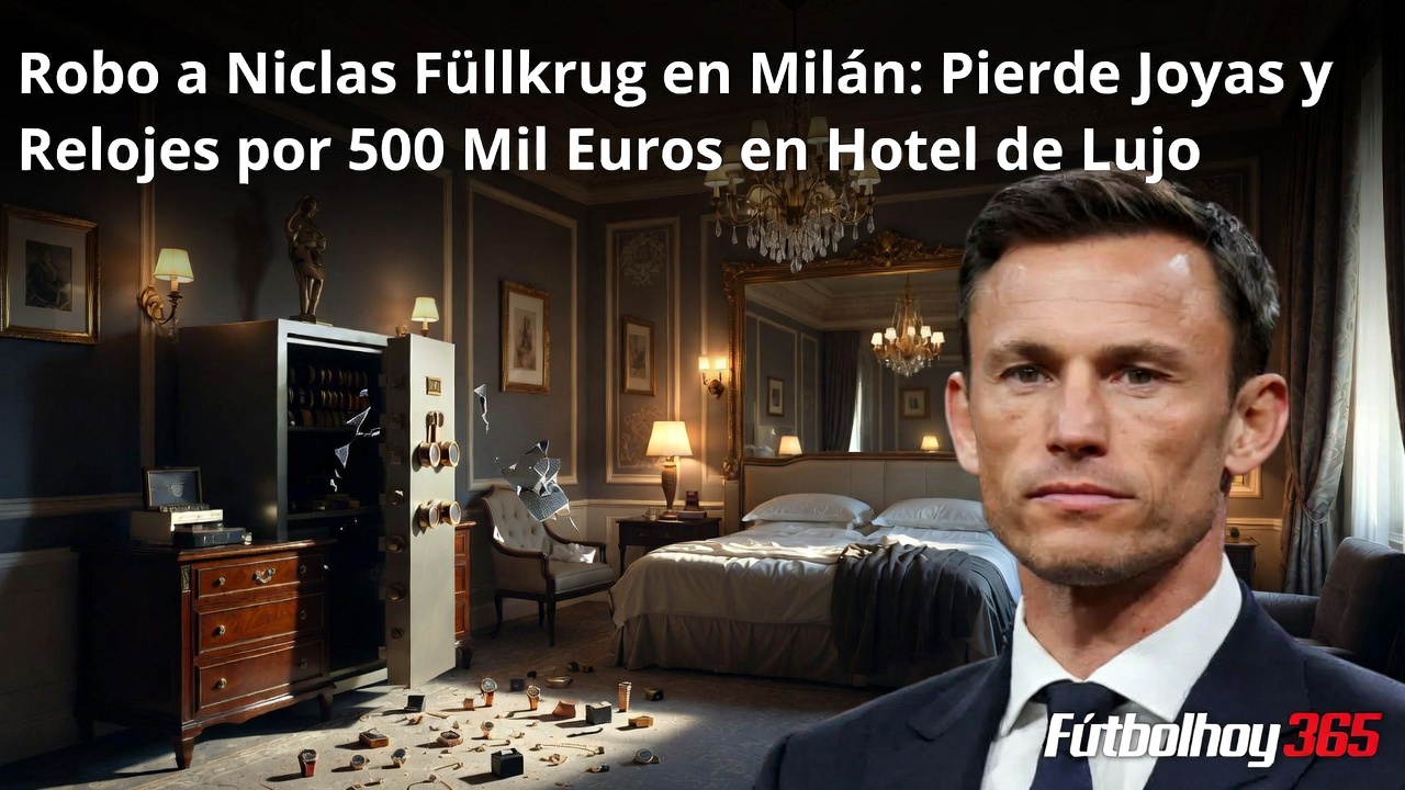 Robo a Füllkrug en Milán Pierde 500 mil euros en joyas y relojes
