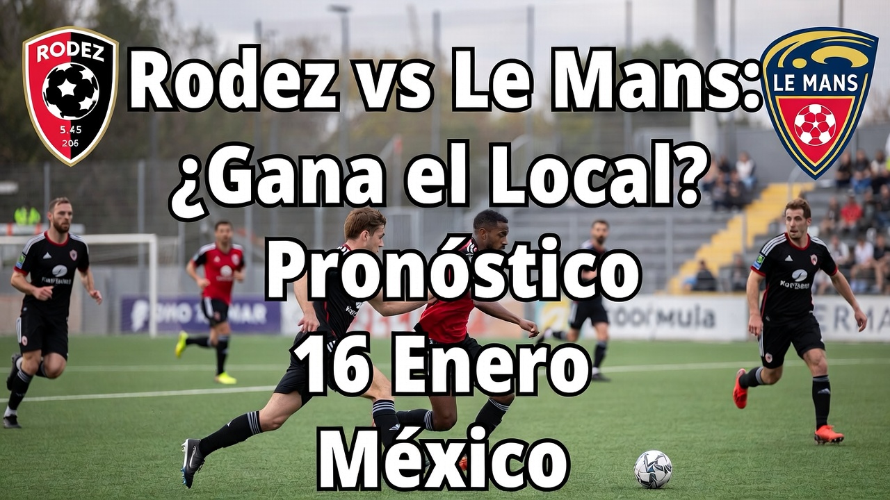 Rodez vs Le Mans ¿Gana el Local Pronóstico 16 Enero México